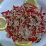 Salata de peste cu legume