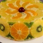 Diplomat cu ananas si portocale