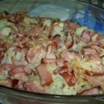 Conopida cu muschi file gratin
