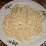 Penne cu ou si feta