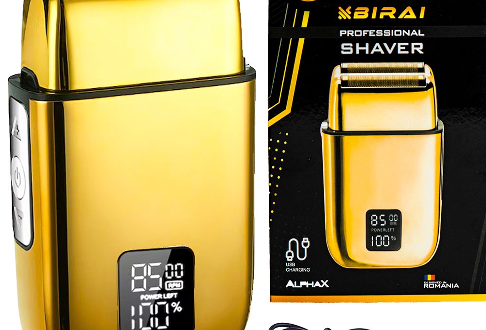 aparat de ras electric profesional shaver AlphaX lame duble 8500 RPM