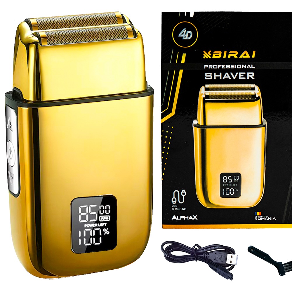 aparat de ras electric profesional shaver AlphaX lame duble 8500 RPM